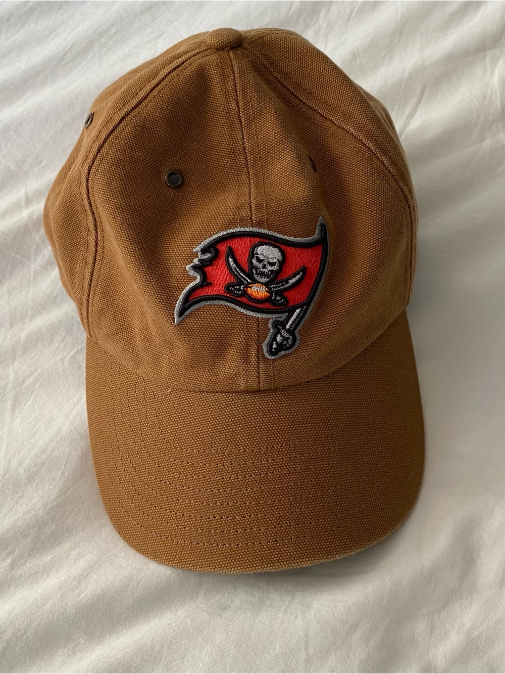 '47 Brand Buccaneers Strapback Hat Logo NFL Brown Cap Carhartt Football OSFA